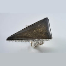 Load image into Gallery viewer, Shumo Labradorite Silver Ring