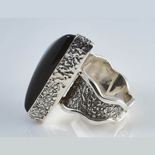 Load image into Gallery viewer, Black Onyx Silver Ring