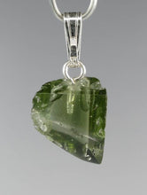 Load image into Gallery viewer, Faceted Freeform Quality Gem Moldavite Pendant