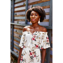 Load image into Gallery viewer, Mercia Playsuit White