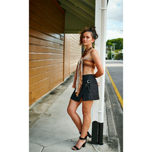 Load image into Gallery viewer, Gwenni Short Skirt Black