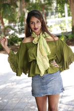 Load image into Gallery viewer, Jenna Olive Green Top