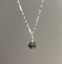 Load image into Gallery viewer, Natural Moldavite Pendant Necklace