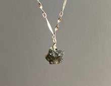 Load image into Gallery viewer, Natural Moldavite Pendant Necklace