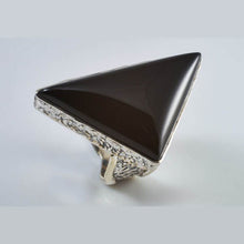 Load image into Gallery viewer, Black Onyx Silver Ring