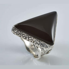 Load image into Gallery viewer, Black Onyx Silver Ring