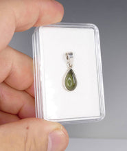 Load image into Gallery viewer, Tear Drop Faceted Moldavite Pendant